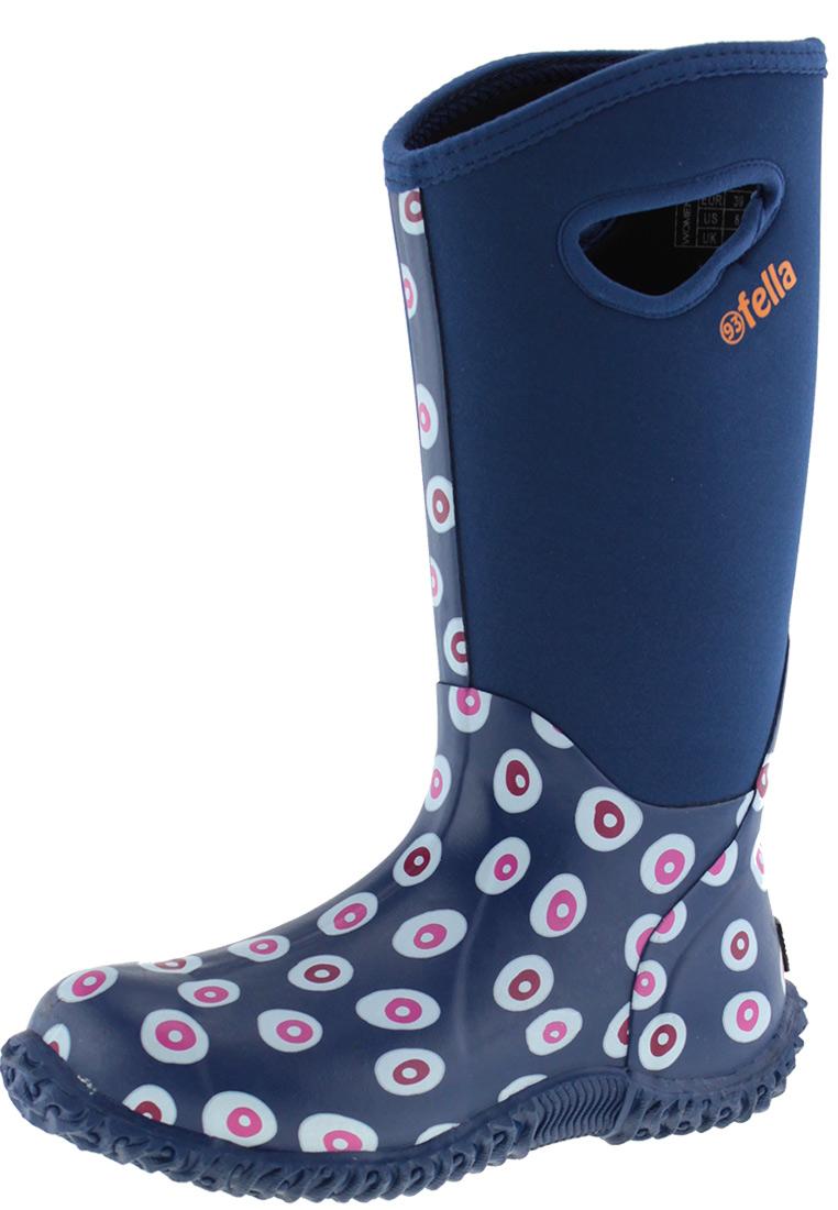 Gummistiefel Momo blue high für Damen von fella